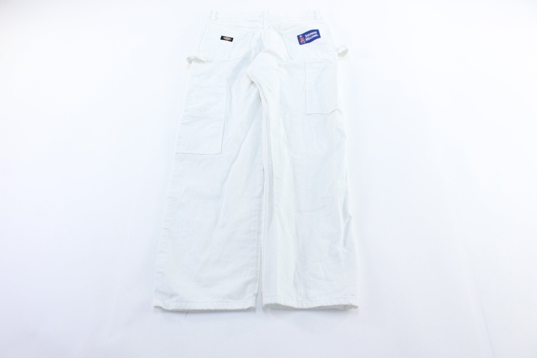 Dickie's Logo Patch White Sherwin Williams Carpenter Pants - Pants/Shorts - Thrifted Threads