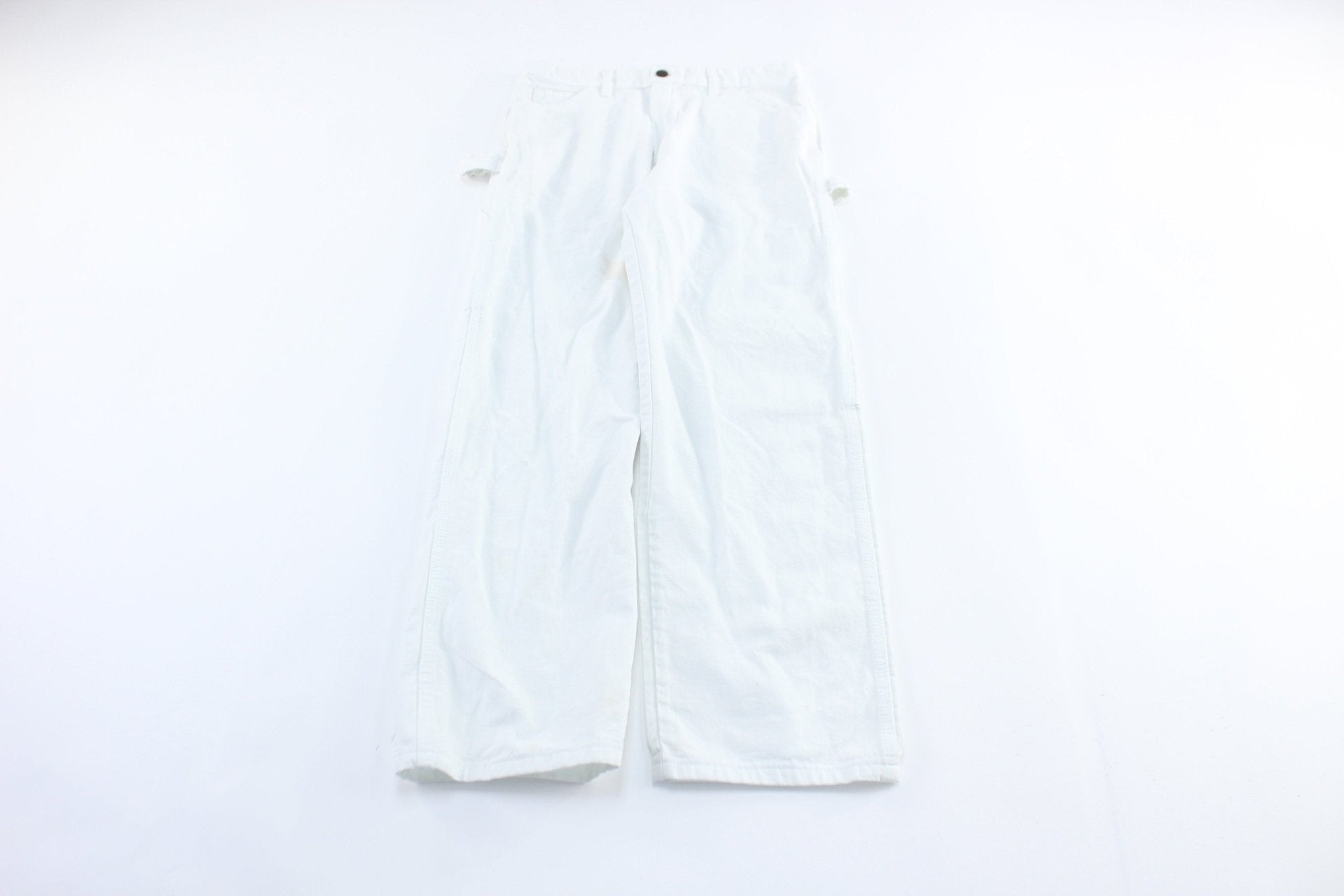 Dickie's Logo Patch White Sherwin Williams Carpenter Pants - Pants/Shorts - Thrifted Threads