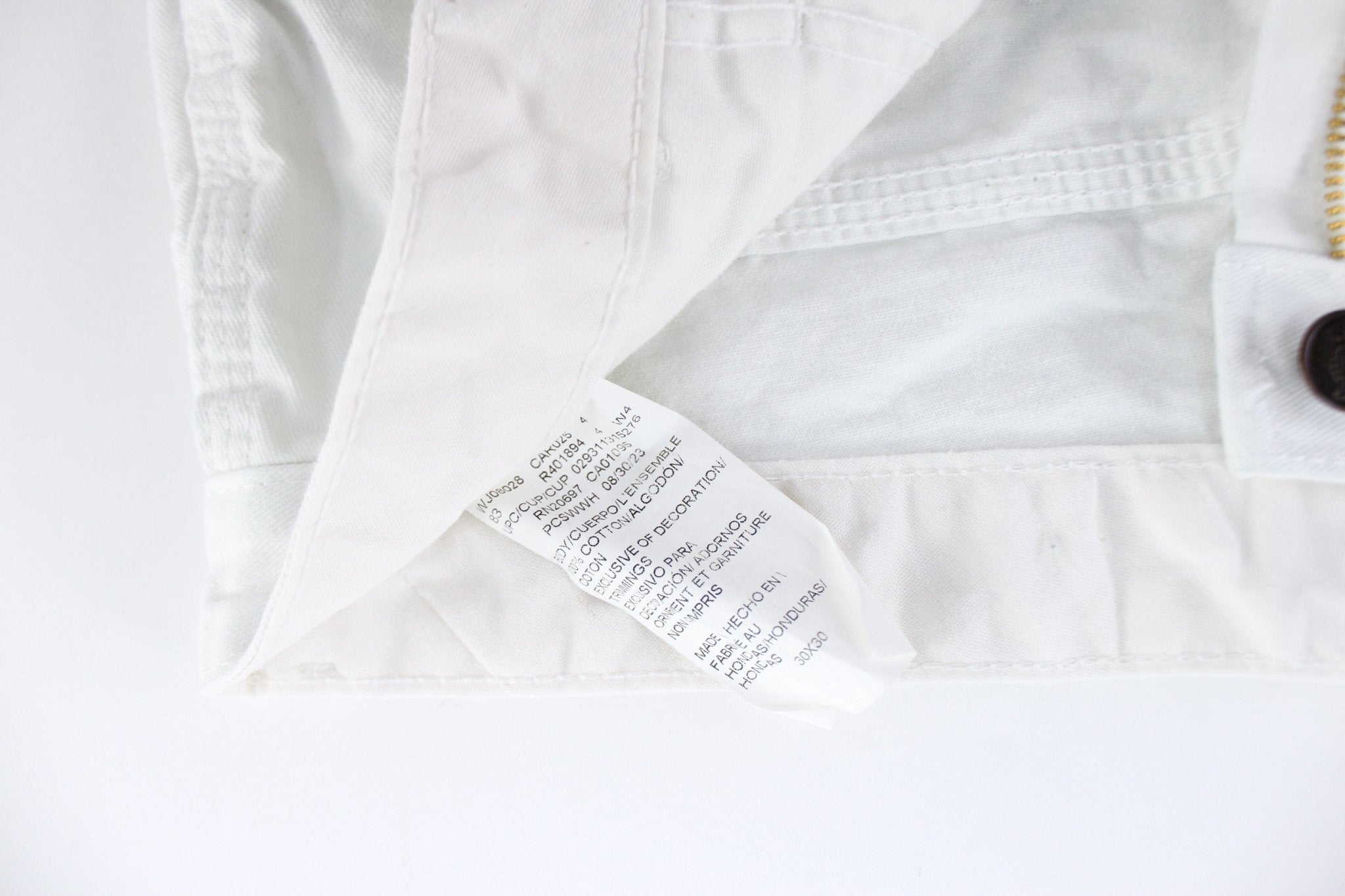 Dickie's Logo Patch White Sherwin Williams Carpenter Pants - Pants/Shorts - Thrifted Threads