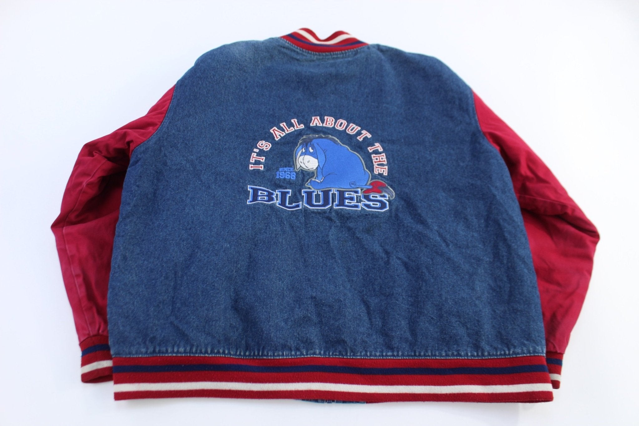 Disney Store Eeyore Full Zip Bomber Jacket - Jacket - Thrifted Threads