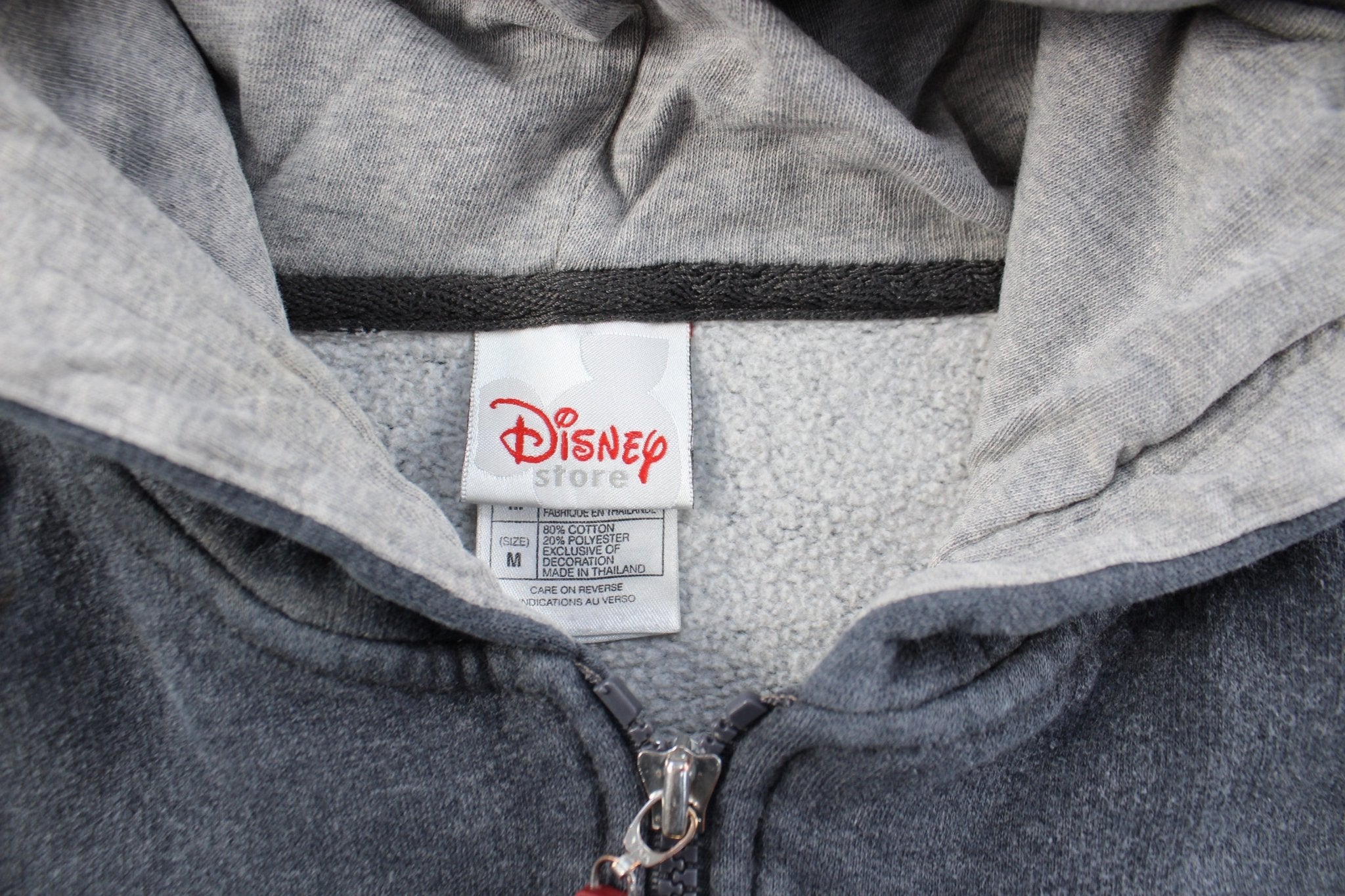 Disney Store Embroidered Mickey Mouse Zip Up Jacket - ThriftedThreads.com