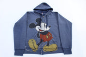 Disneyland Mickey Mouse Graphic Full Zip Hoodie - ThriftedThreads.com