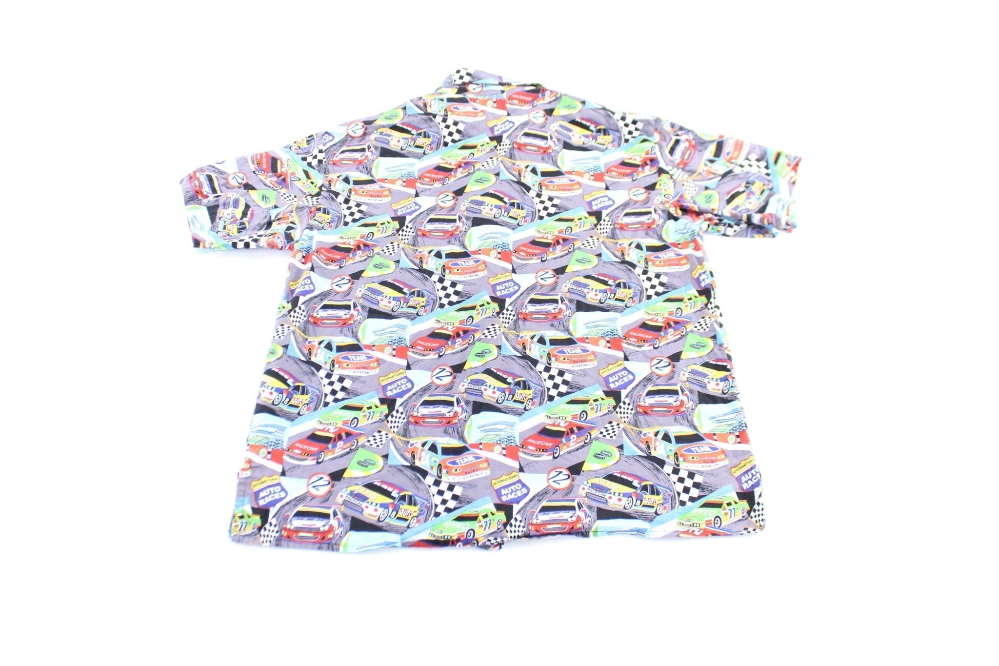 Dolores of Orlando Racing All Over Print Button Down Shirt - Button Ups/Downs - Thrifted Threads