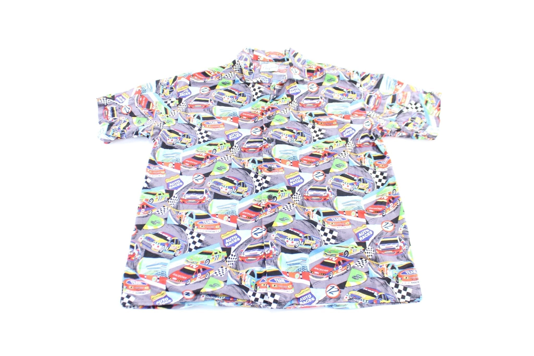 Dolores of Orlando Racing All Over Print Button Down Shirt - Button Ups/Downs - Thrifted Threads