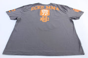 Ecko MMA Unlimited Grey & Orange Graphic T-Shirt - T-Shirts - Thrifted Threads