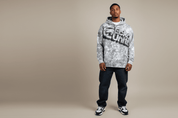 Ecko Unlimited All Over Graphic Pullover Hoodie - Jackets - Thrifted Threads