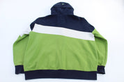 Ecko Unlimited Black, White & Green Full Zip Jacket - Jacket - Thrifted Threads