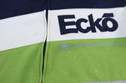Ecko Unlimited Black, White & Green Full Zip Jacket - Jacket - Thrifted Threads