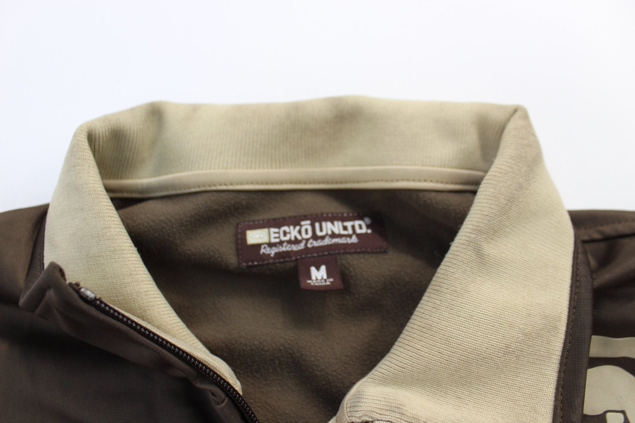 Ecko Unlimited Brown Full Zip Jacket - Jacket - Thrifted Threads