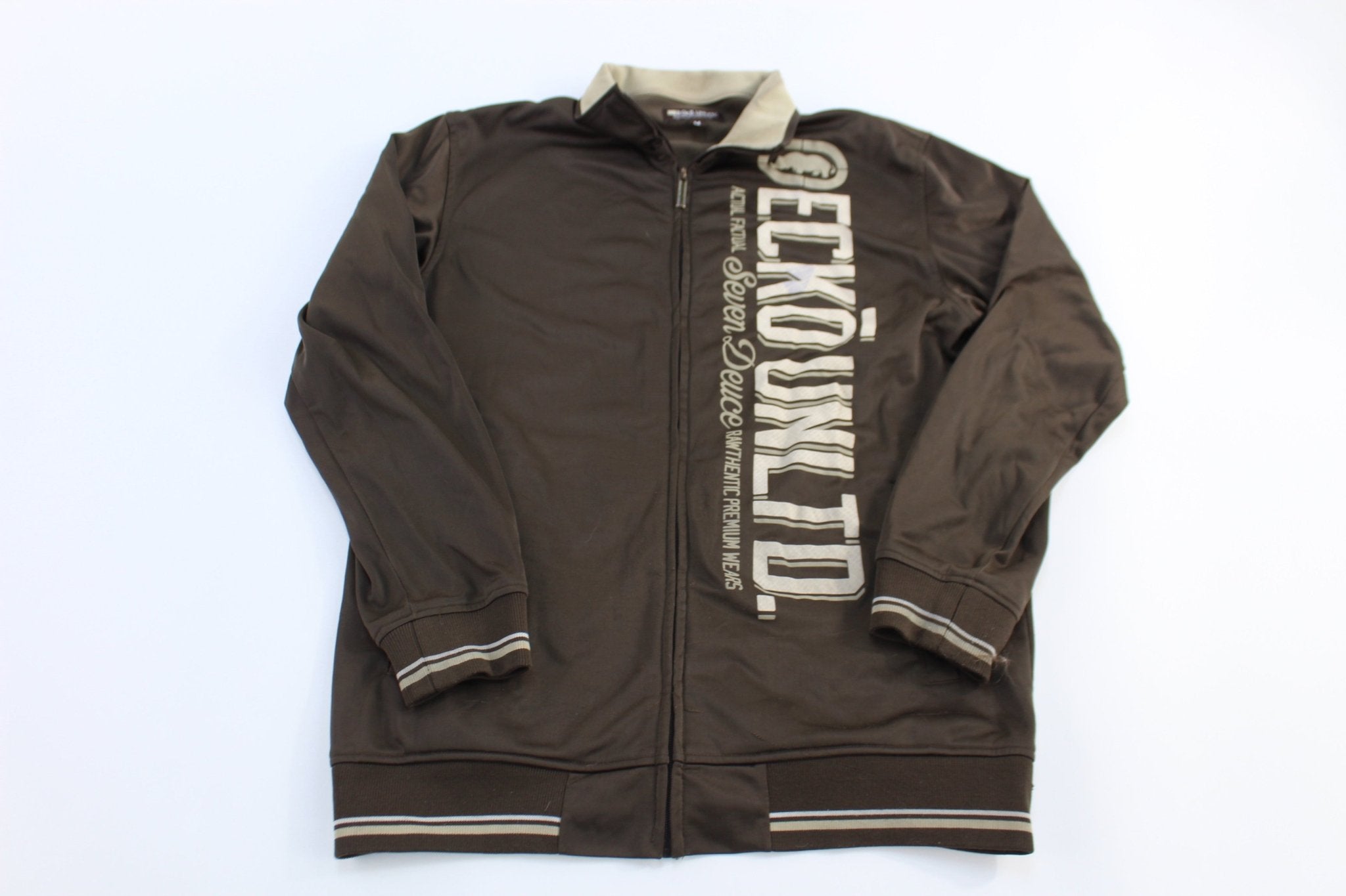 Ecko Unlimited Brown Full Zip Jacket - Jacket - Thrifted Threads