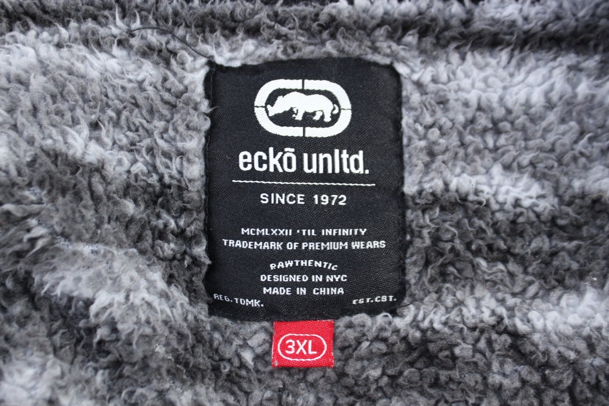 Ecko Unlimited Fleece Lined Full Zip Jacket - Jacket - Thrifted Threads