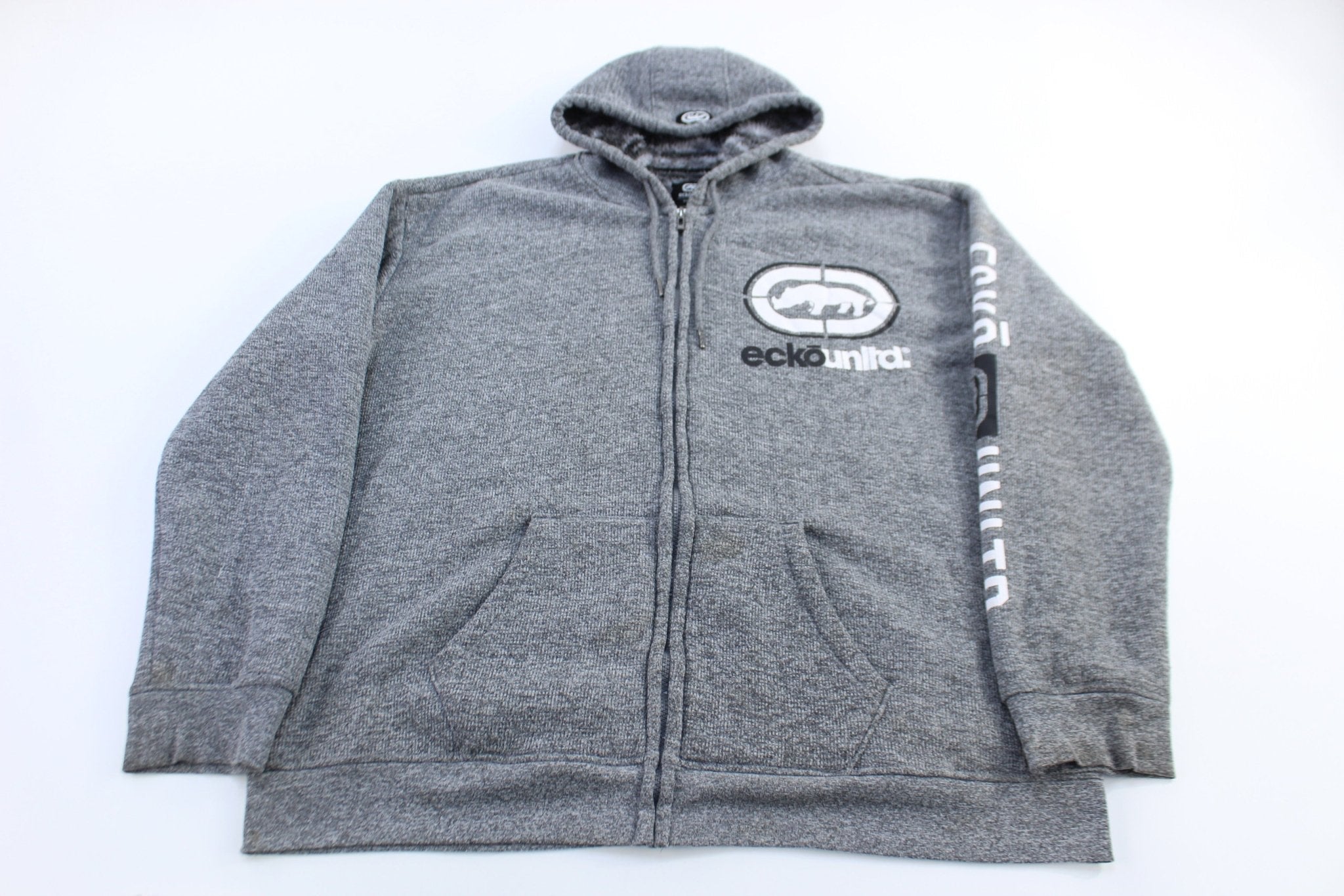 Ecko Unlimited Fleece Lined Full Zip Jacket - Jacket - Thrifted Threads