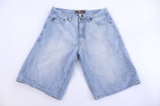 Ecko Unlimited Light Wash Denim Shorts - Pants/Shorts - Thrifted Threads