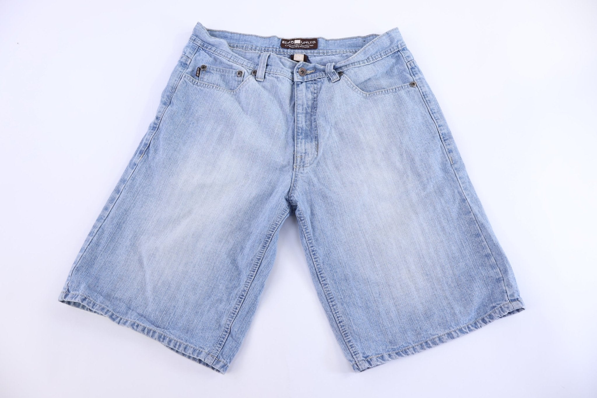 Ecko Unlimited Light Wash Denim Shorts - Pants/Shorts - Thrifted Threads