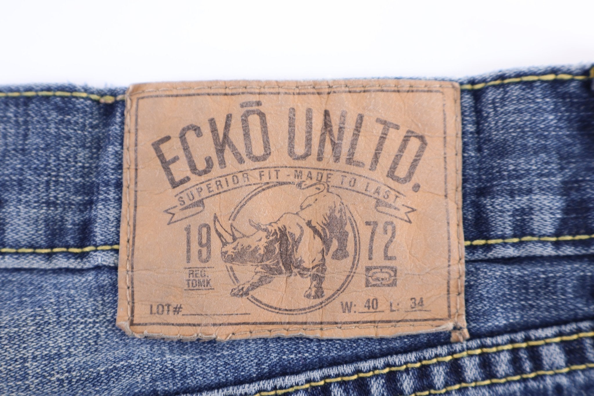 Ecko Unltd Dark Wash Denim Jeans - pant - Thrifted Threads