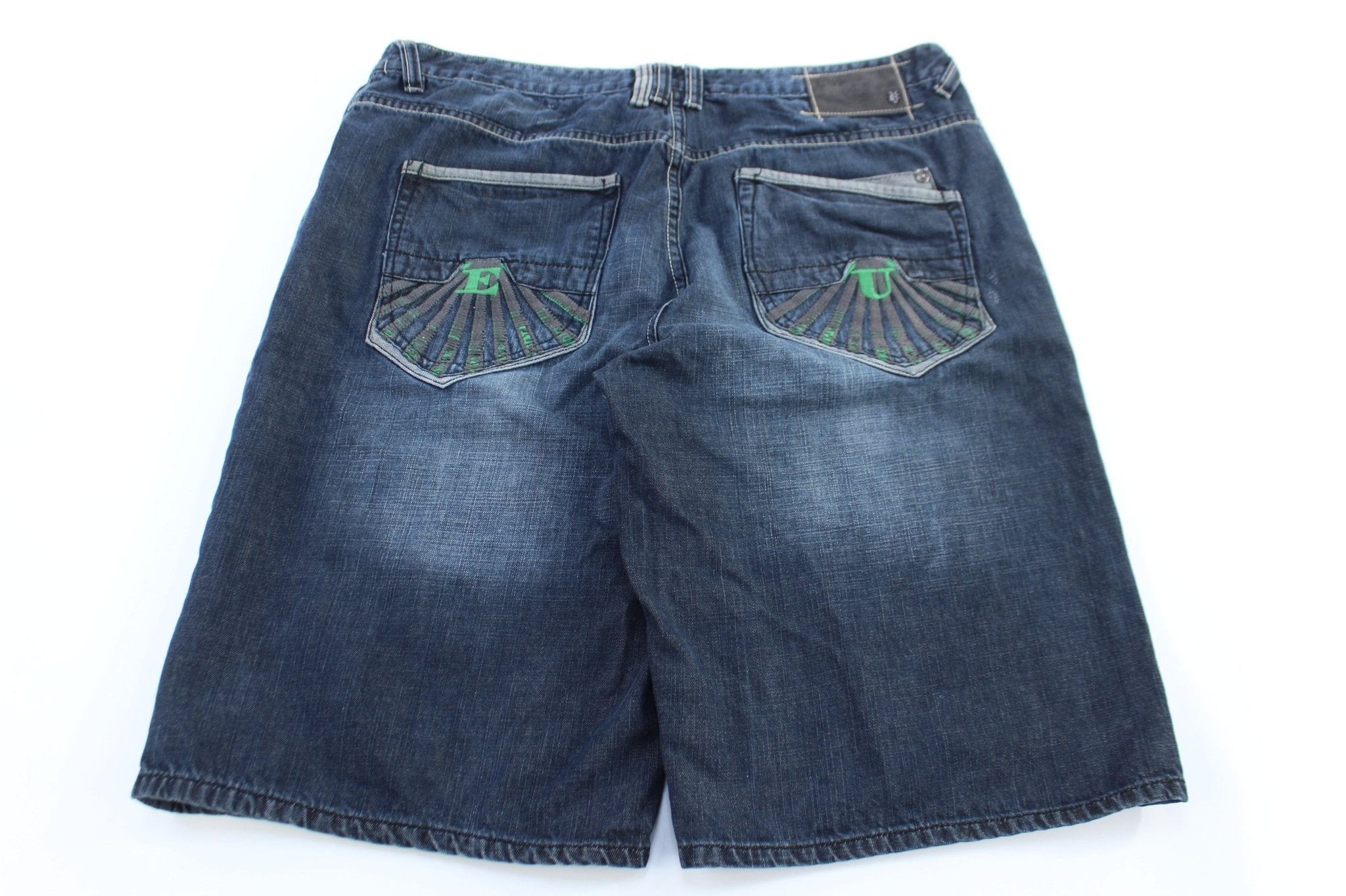 Ecko Unltd Dark Wash Denim Shorts - ThriftedThreads.com