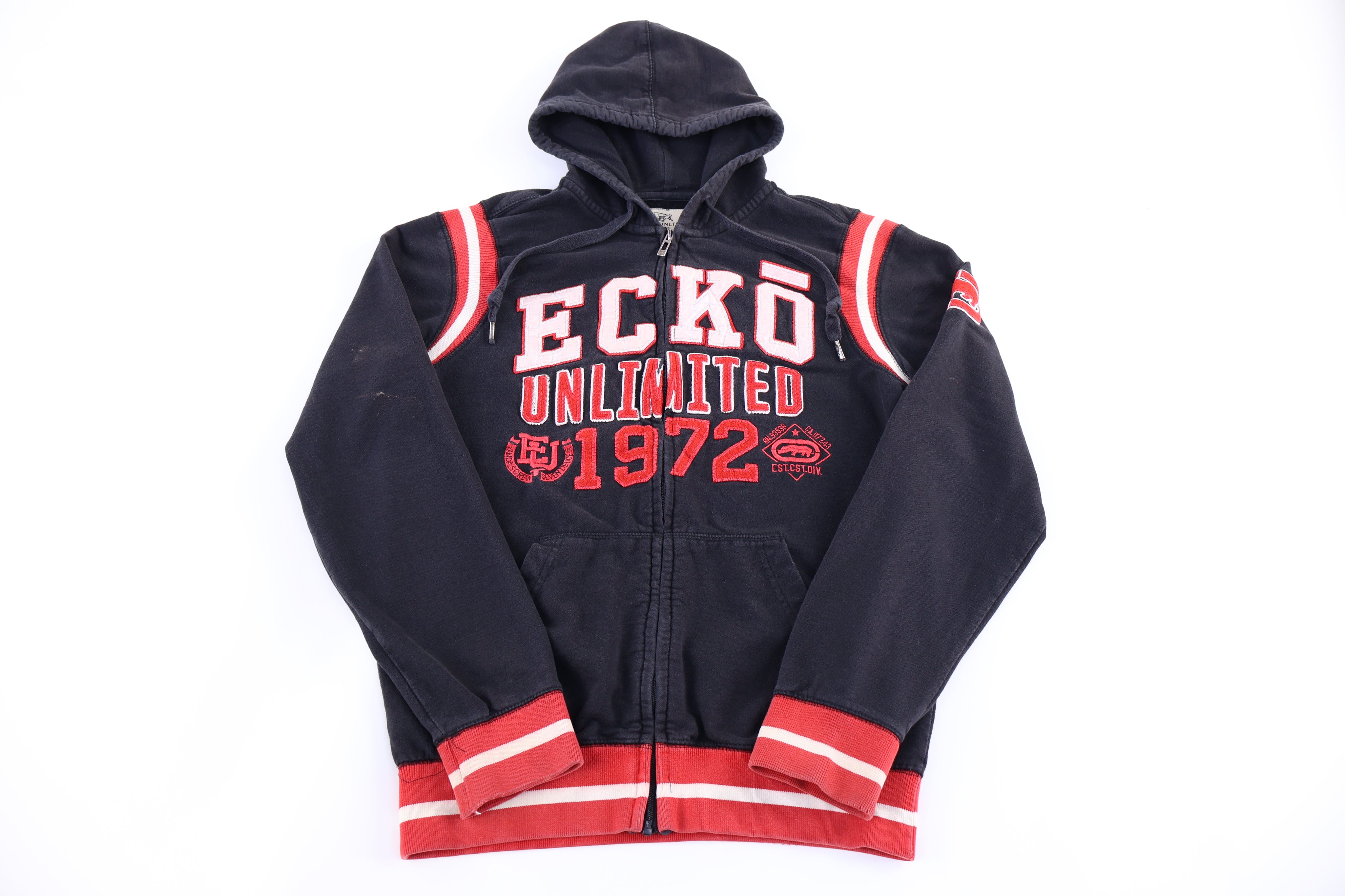 Ecko Unltd Embroidered Full Zip Jacket - Jacket - Thrifted Threads