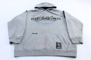 Ecko Unltd Evilution Embroidered Grey Pullover Hoodie - ThriftedThreads.com