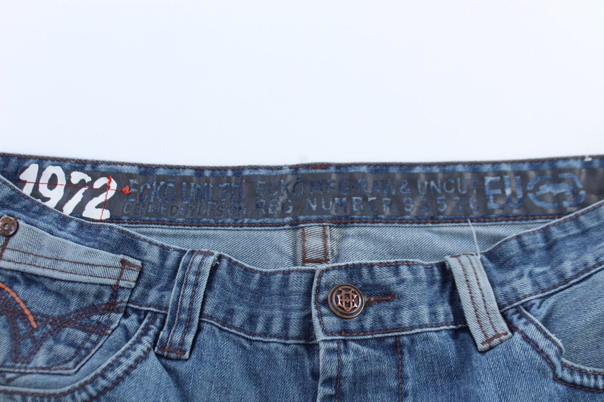 Ecko Unltd Light Wash Denim Shorts - Pants/Shorts - Thrifted Threads