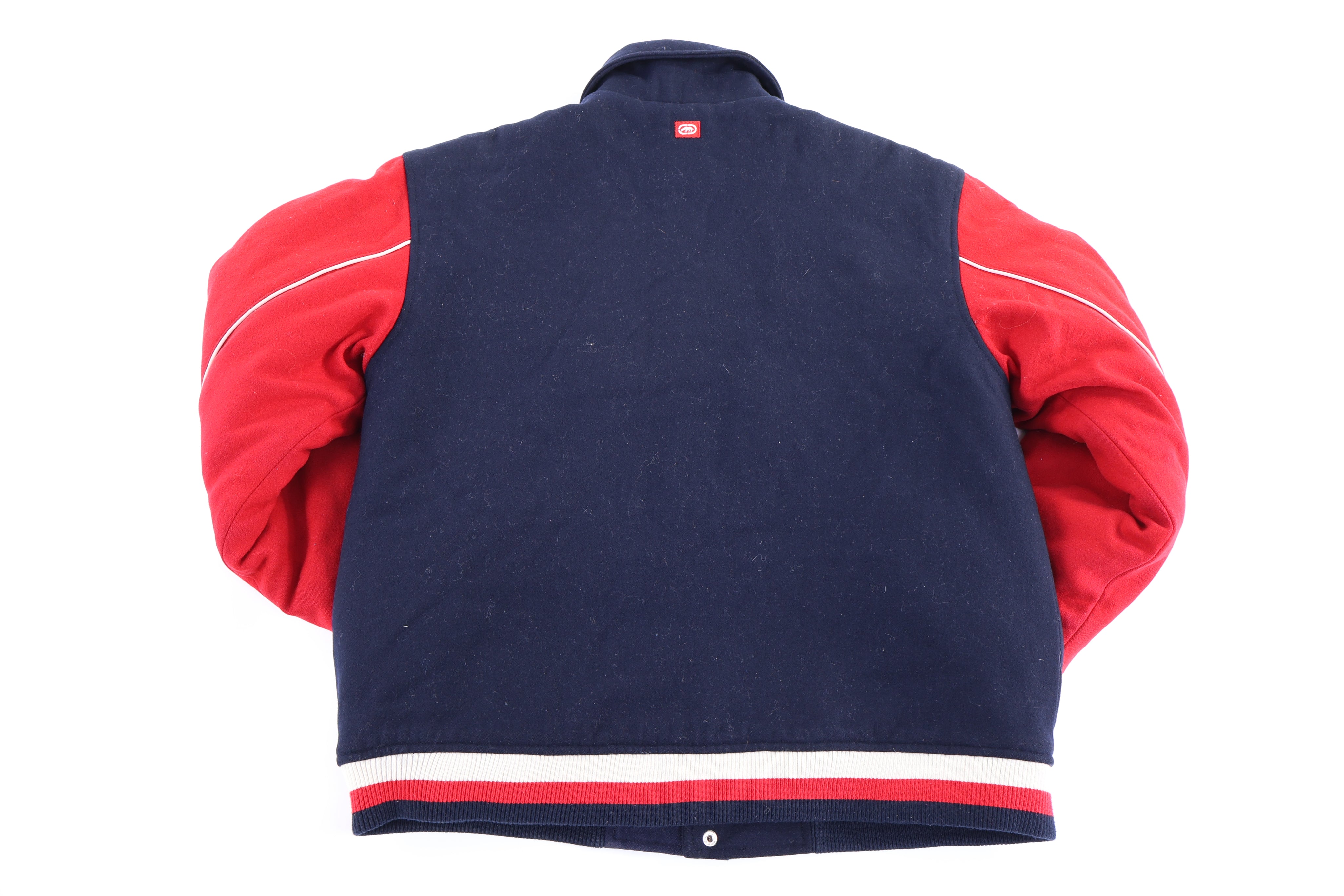 Ecko Unltd Red & Blue Varsity Jacket - Jacket - Thrifted Threads