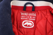 Ecko Unltd Red & Blue Varsity Jacket - Jacket - Thrifted Threads