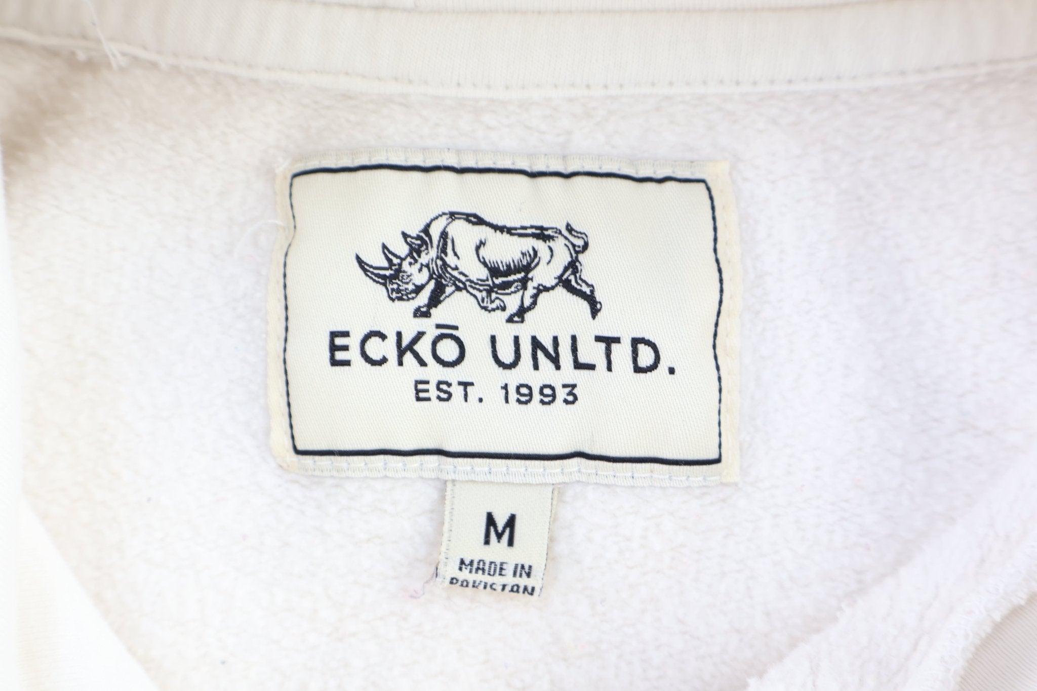 Ecko Unltd White Pullover Hoodie - Sweatshirt - Thrifted Threads