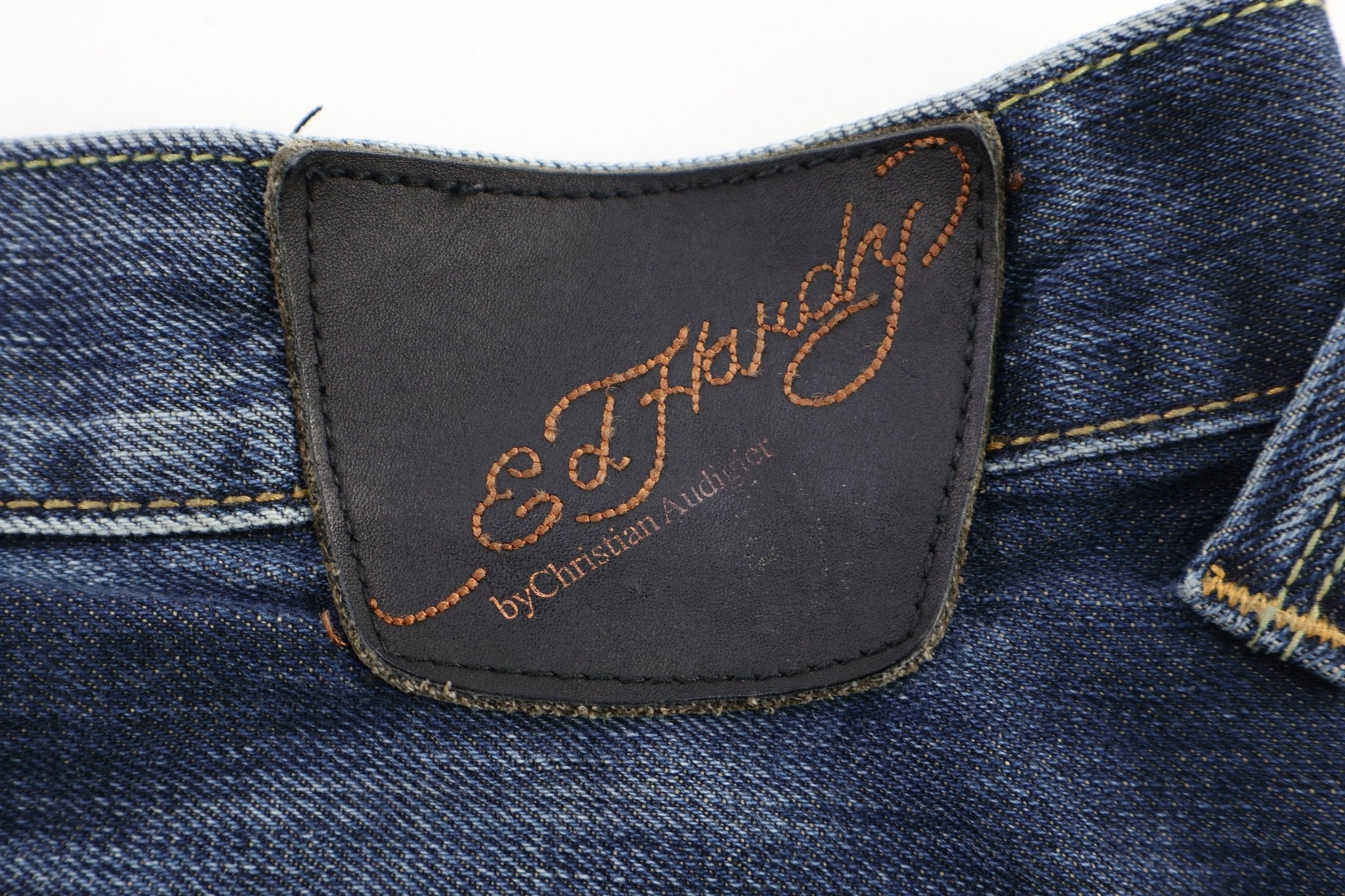 Ed Hardy Dark Wash Denim Jeans - pants - Thrifted Threads
