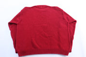 Eddie Bauer Red Pullover Sweater - ThriftedThreads.com