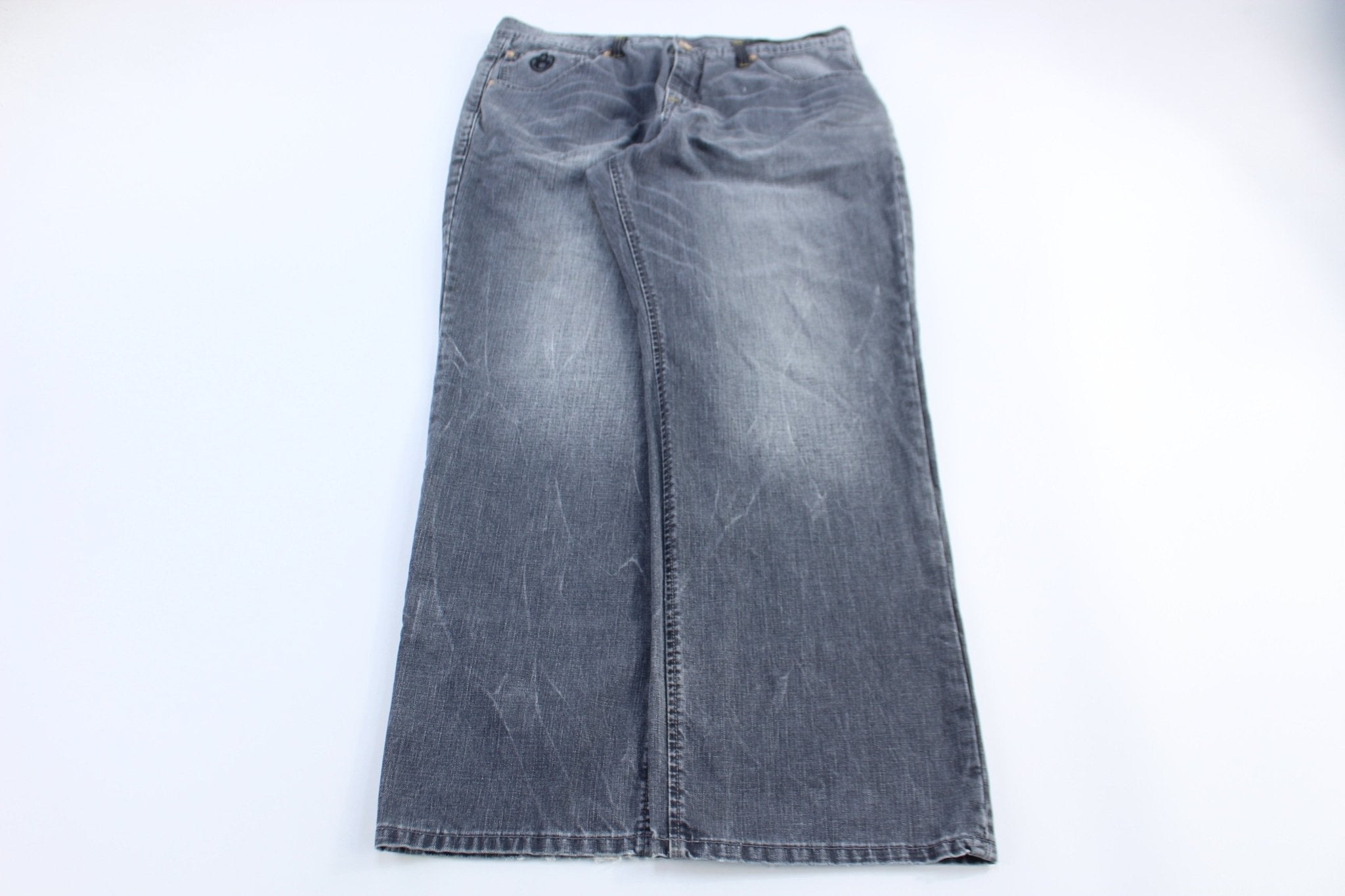 Eight 732 Grey Denim Pants - Pants - Thrifted Threads