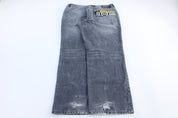 Eight 732 Grey Denim Pants - Pants - Thrifted Threads