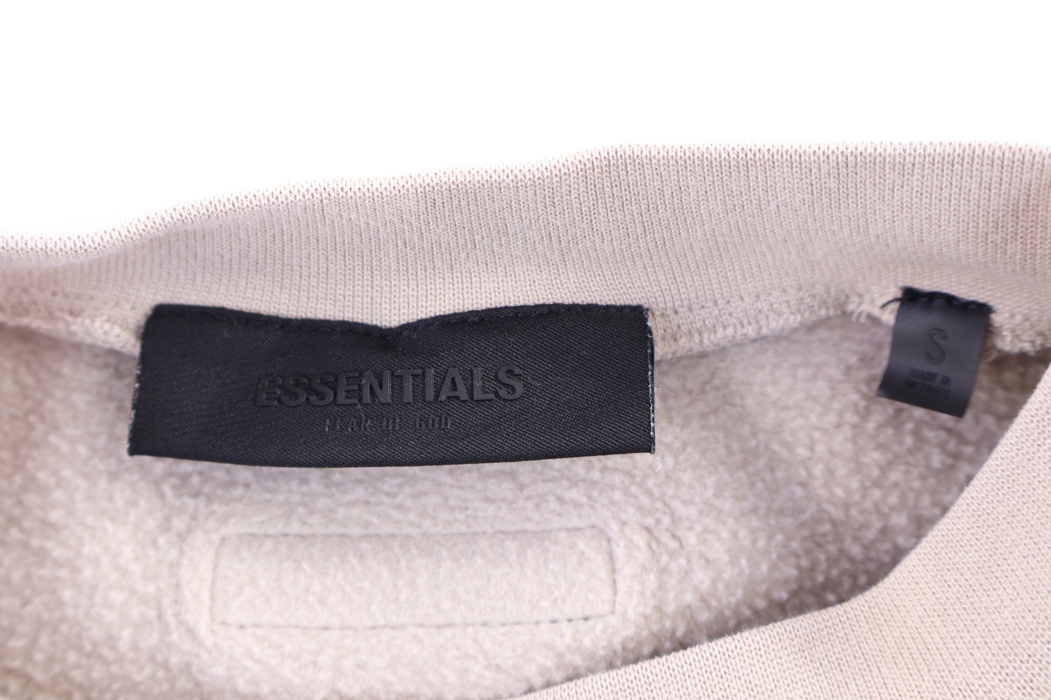Essentials Tan Pullover Sweater - Sweatshirt - Thrifted Threads