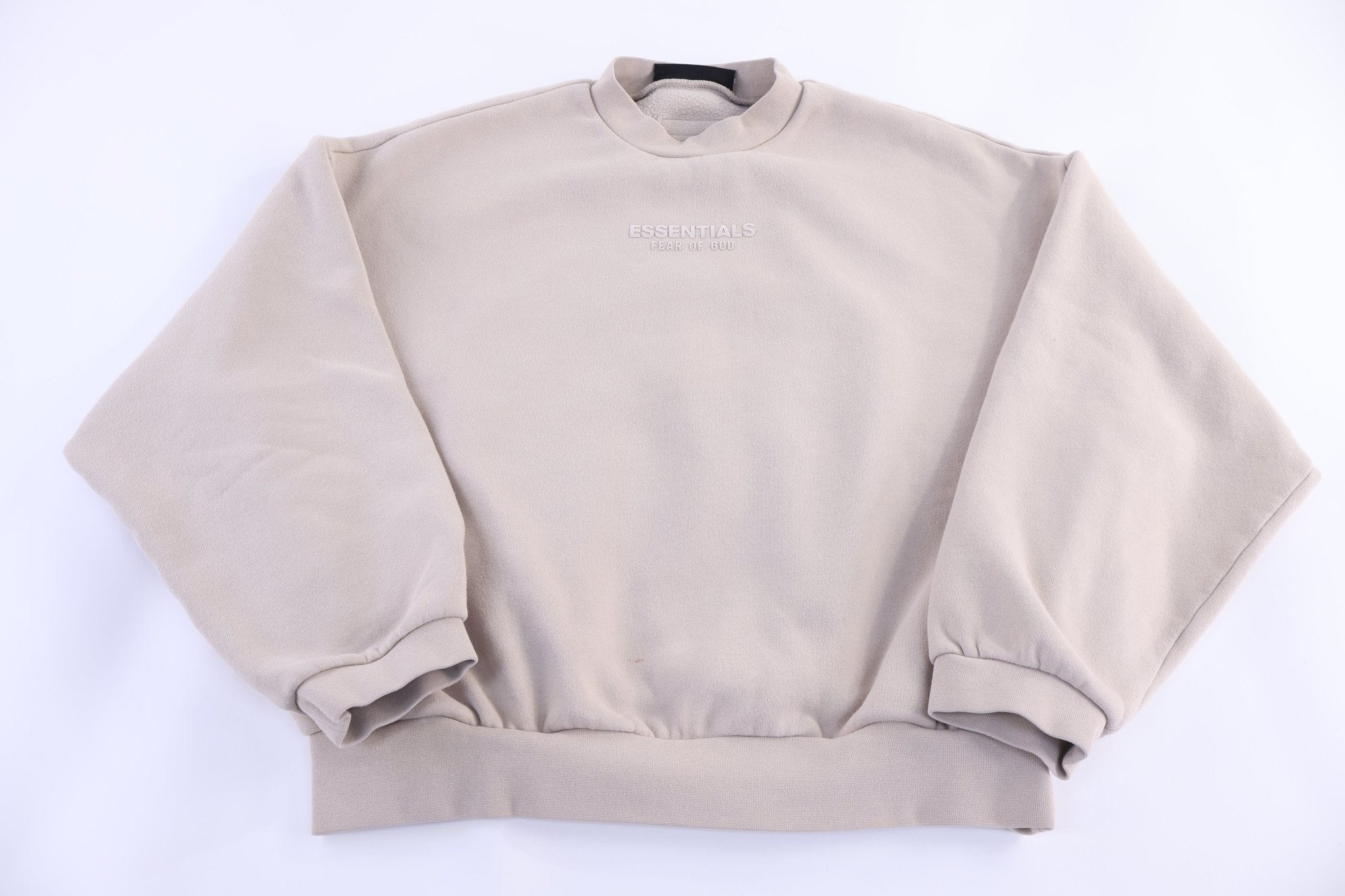 Essentials Tan Pullover Sweater - Sweatshirt - Thrifted Threads
