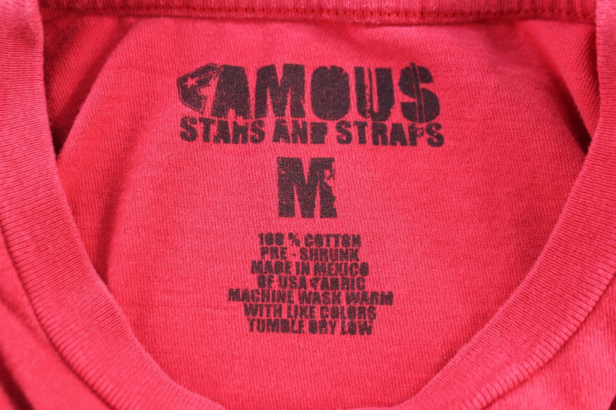 Famous Stars & Straps Red Tank Top - Jerseys/Tanks - Thrifted Threads