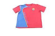 FC Barcelona Logo Patch Red & Blue Soccer Jersey - ThriftedThreads.com