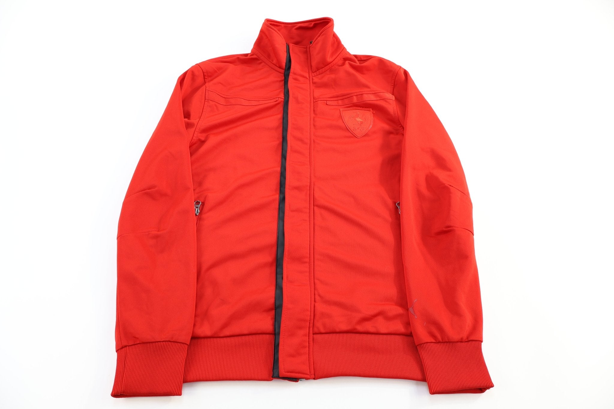 Ferrari Red Full Zip Track Jacket - Jacket - Thrifted Threads