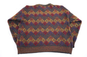 Florence Tricot Multipattern Knit Sweater - Sweater - Thrifted Threads