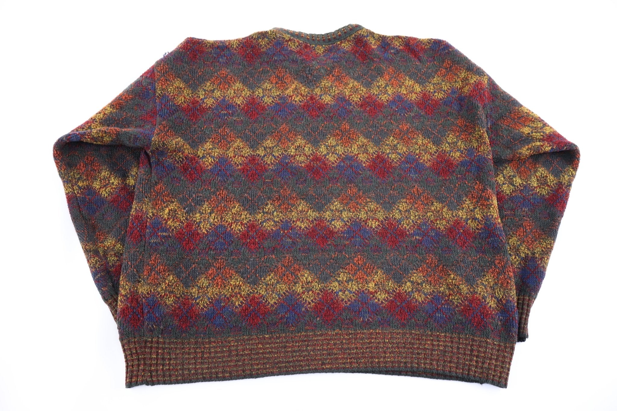 Florence Tricot Multipattern Knit Sweater - Sweater - Thrifted Threads
