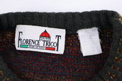 Florence Tricot Multipattern Knit Sweater - Sweater - Thrifted Threads