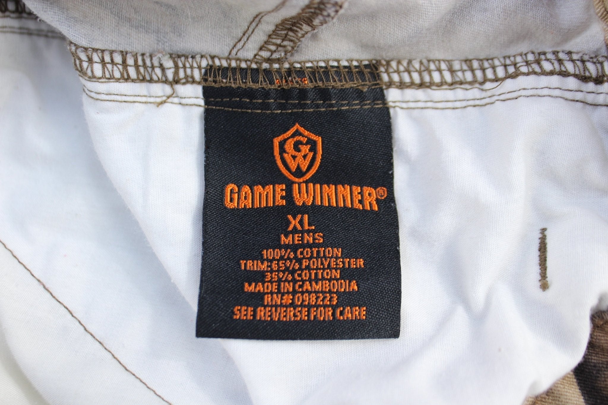 Game Winner Camo Cargo Pants - Pants - Thrifted Threads
