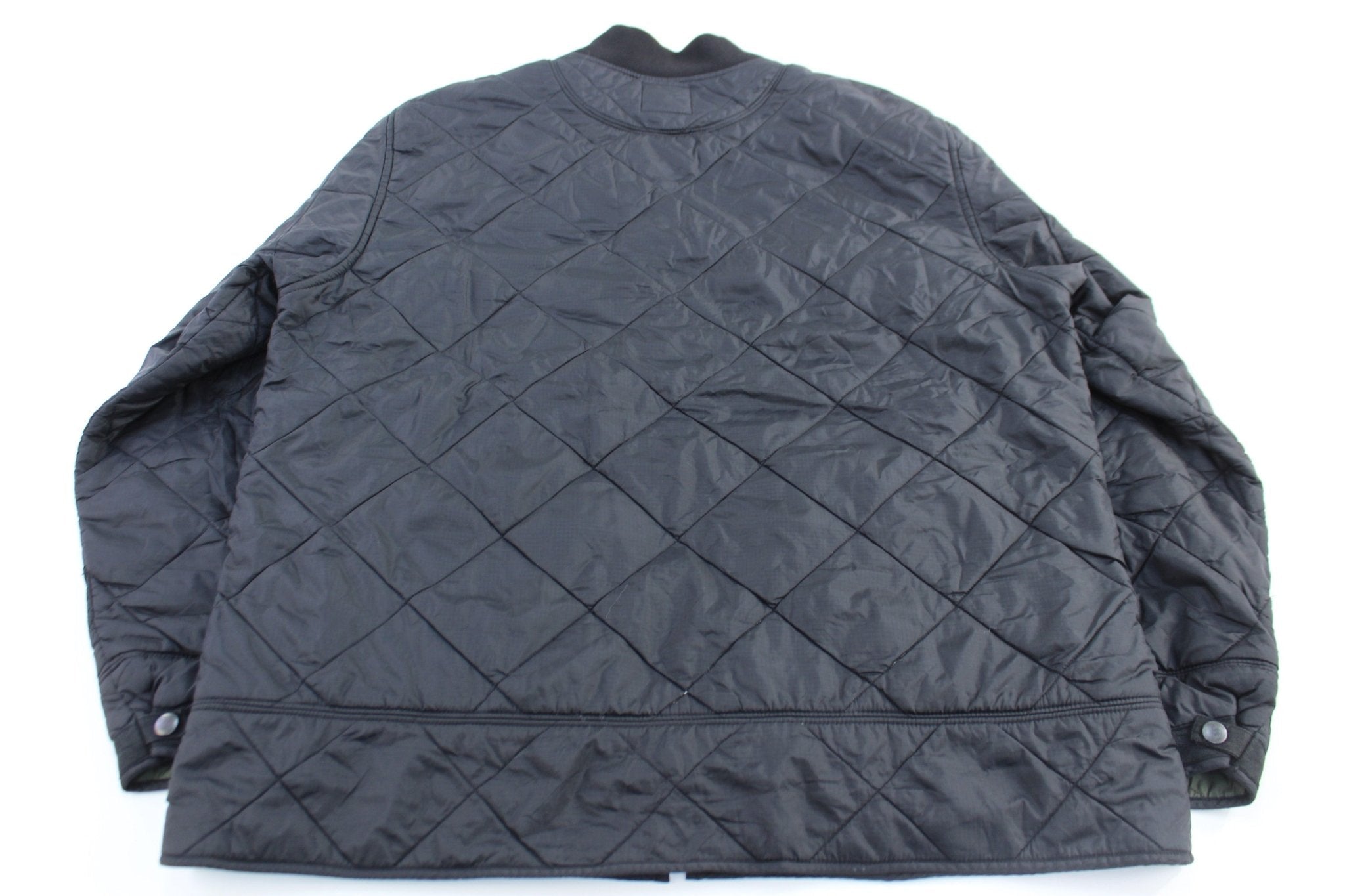 Gap Black Quilted Zip Up Jacket - Jackets - Thrifted Threads
