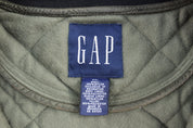 Gap Black Quilted Zip Up Jacket - Jackets - Thrifted Threads