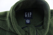 Gap Blue & Green Fleece Zip Up Vest - Jacket - Thrifted Threads