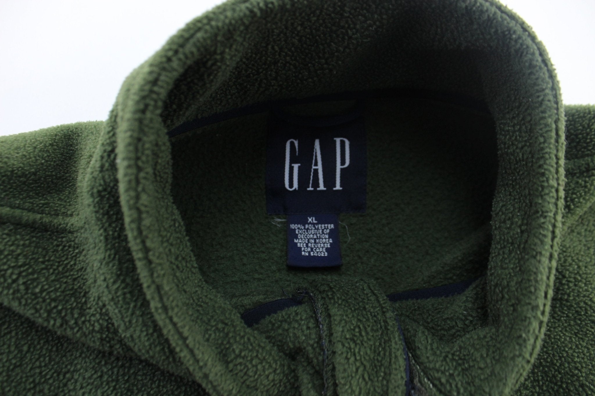 Gap Blue & Green Fleece Zip Up Vest - Jacket - Thrifted Threads