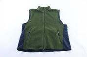 Gap Blue & Green Fleece Zip Up Vest - Jacket - Thrifted Threads
