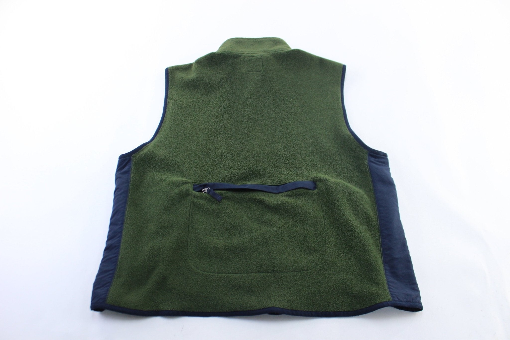Gap Blue & Green Fleece Zip Up Vest - Jacket - Thrifted Threads