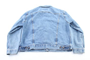 Gap Blue Jeans Button Fly Denim Jacket - ThriftedThreads.com