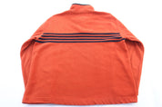 Gap Blue & Orange Striped Fleece Pullover - Jacket - Thrifted Threads