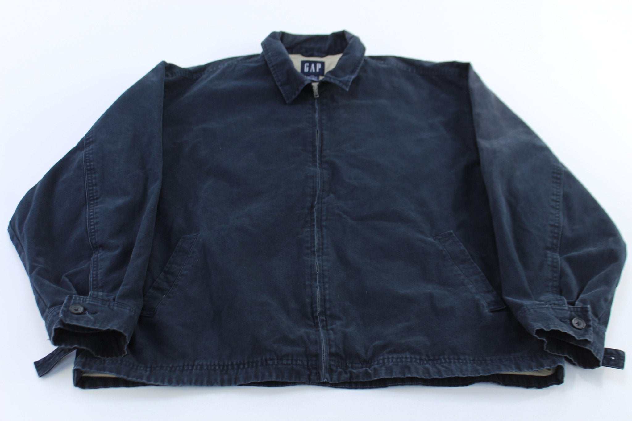 Gap Blue Zip Up Jacket - ThriftedThreads.com