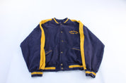 Gap Embroidered Blue & Yellow Varsity Tradition USW 56 Jacket - Jacket - Thrifted Threads