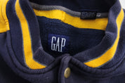 Gap Embroidered Blue & Yellow Varsity Tradition USW 56 Jacket - Jacket - Thrifted Threads
